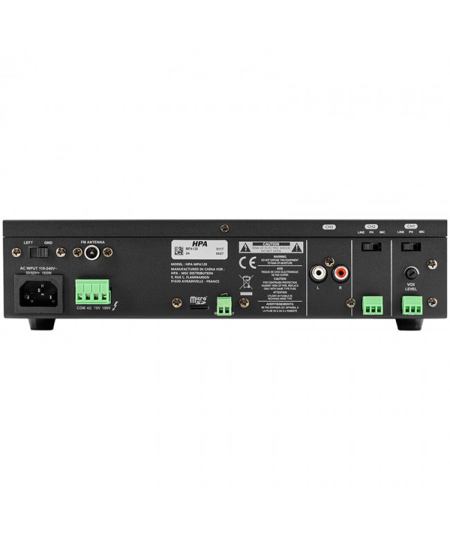 HPA MPA 120 Amplificatori