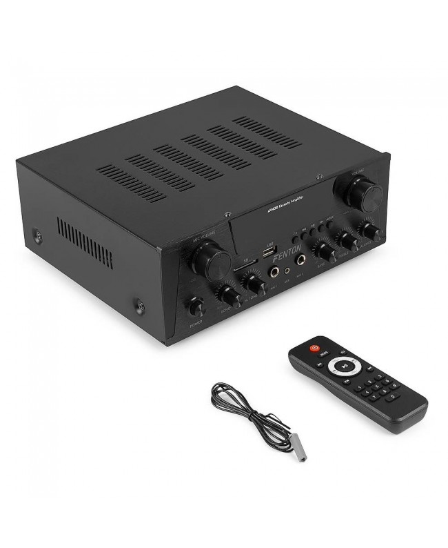 Fenton AV430B Amplifier 2x300W BT Bl. Hi-Fi Mediaplayer
