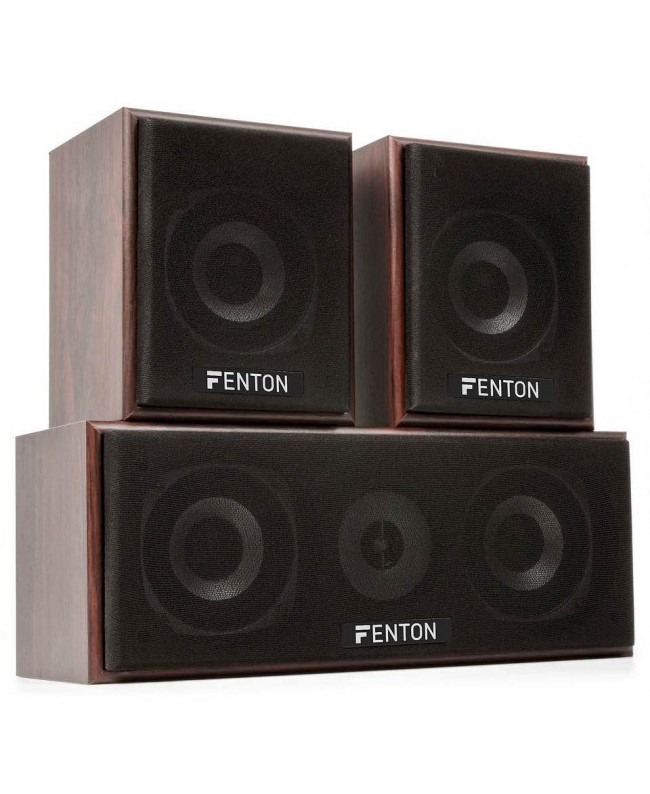 Fenton HF5W 5.0 Home Theatre System walnut Altoparlanti Hi-Fi
