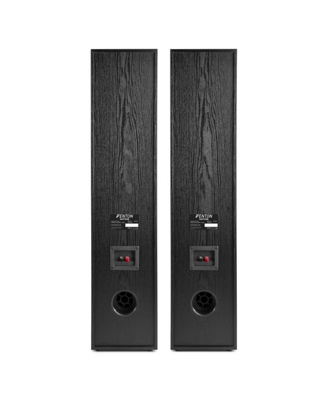 Fenton SHF700B Tower Set 2x 6.5Black Hi-Fi Speakers