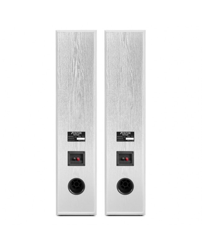Fenton SHF700W Tower Set 2x 6.5 White Hi-Fi Speakers