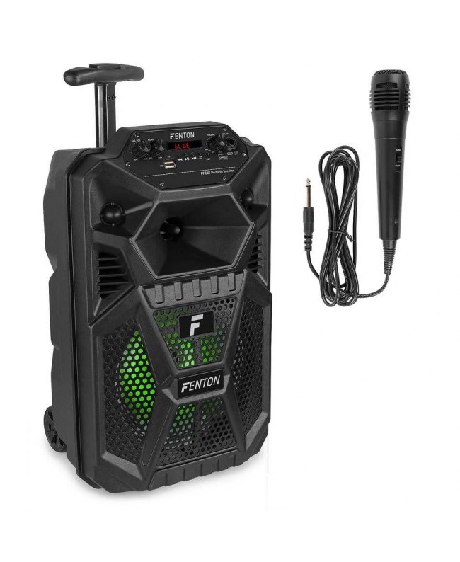 Fenton FPC8T Portable 8 LED Speaker. BT4. Diffusori a batteria