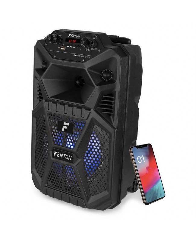 Fenton FPC8T Portable 8 LED Speaker. BT4. Diffusori a batteria