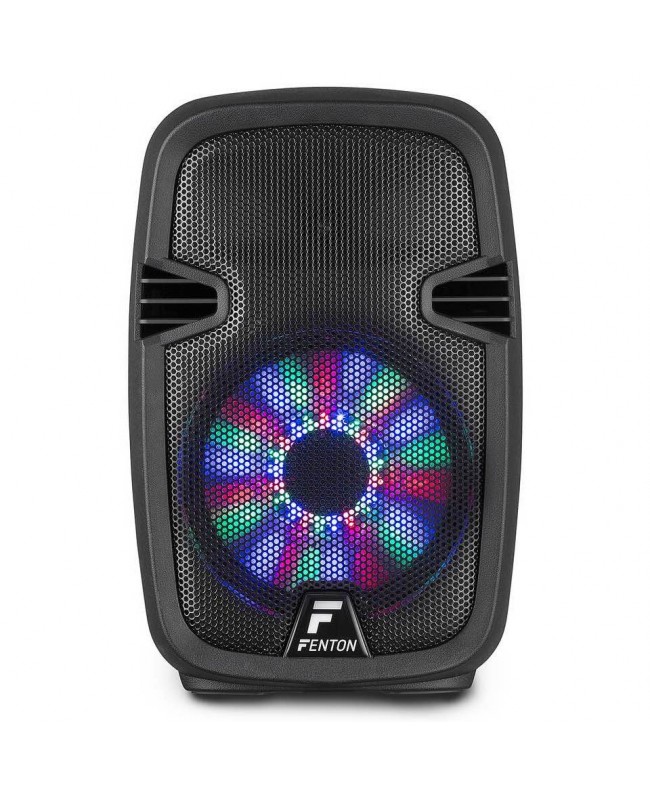 Fenton FT8LED Tragbares System 8 BT micro Akkubetriebene PA-Lautsprecher