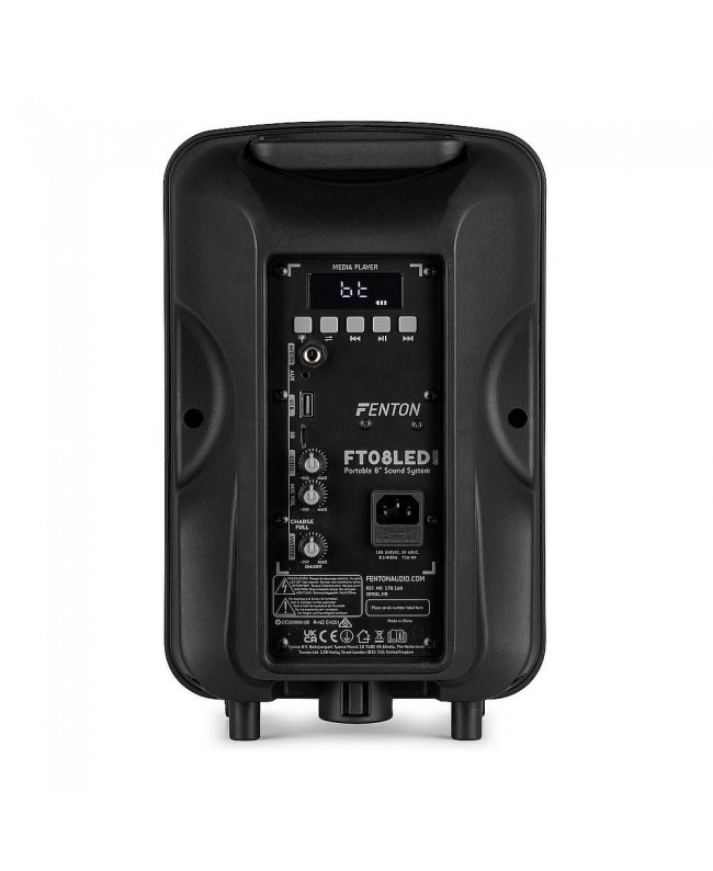 Fenton FT08LED MK2 Port.System8 BT 1xUHF Battery powered PA