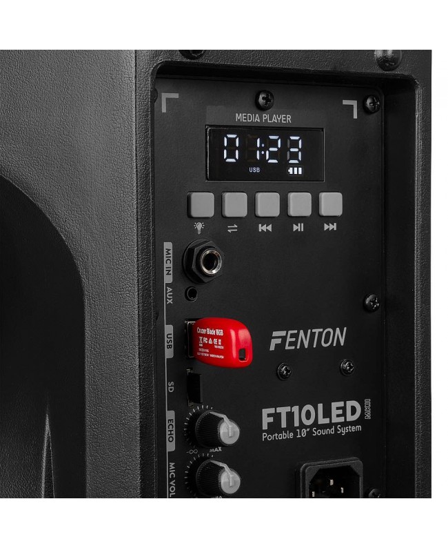Fenton FT10LED MK2 Port.System10 BT 1xUHF Battery powered PA