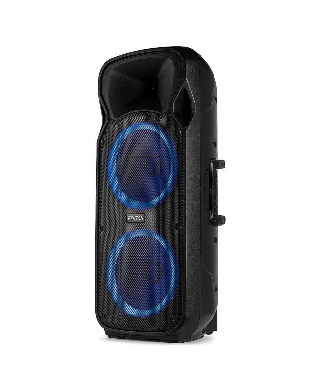 Fenton FT212LED MK2 Port.System 2x121xUHF Akkubetriebene PA-Lautsprecher