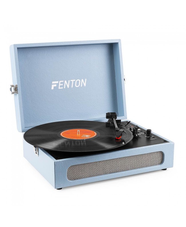 Fenton RP118E Plattenspieler BTout Blau Plattenspieler