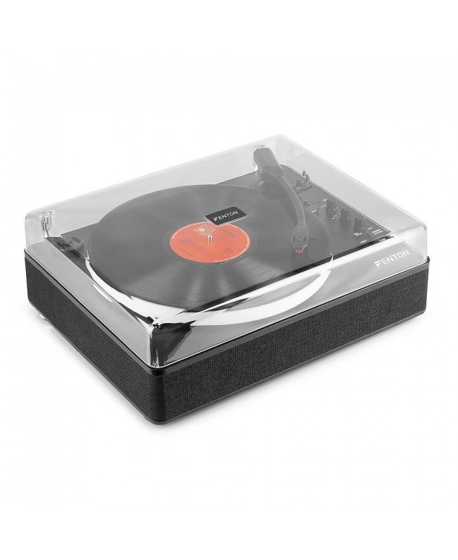 Fenton RP162LED Record Player LED Btout Blk Giradischi