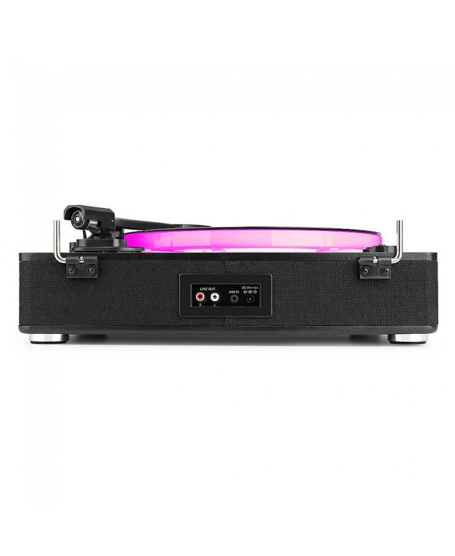 Fenton RP162LED Record Player LED Btout Blk Giradischi