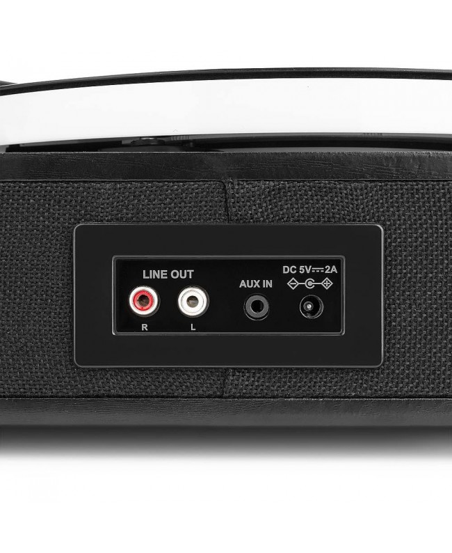 Fenton RP162LED Record Player LED Btout Blk Turntables
