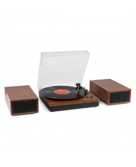 Fenton RP165C Record Player+Sp.BT Cherry Hi-Fi Turntables