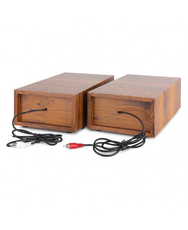 Fenton RP165 Record Player+Sp.BT Wood Hi-Fi Turntables