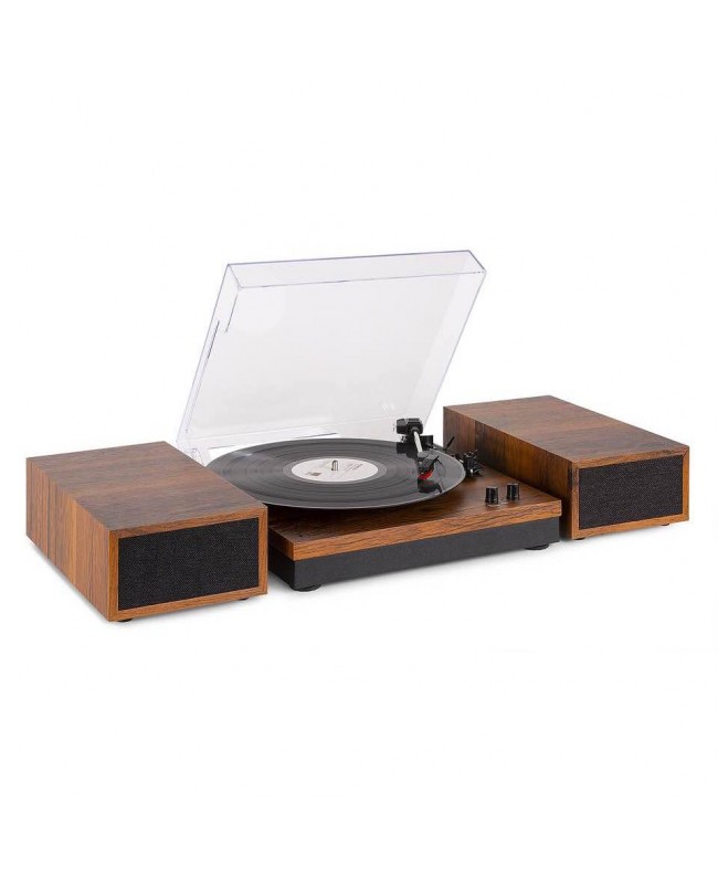 Fenton RP165 Record Player+Sp.BT Wood Hi-Fi Turntables