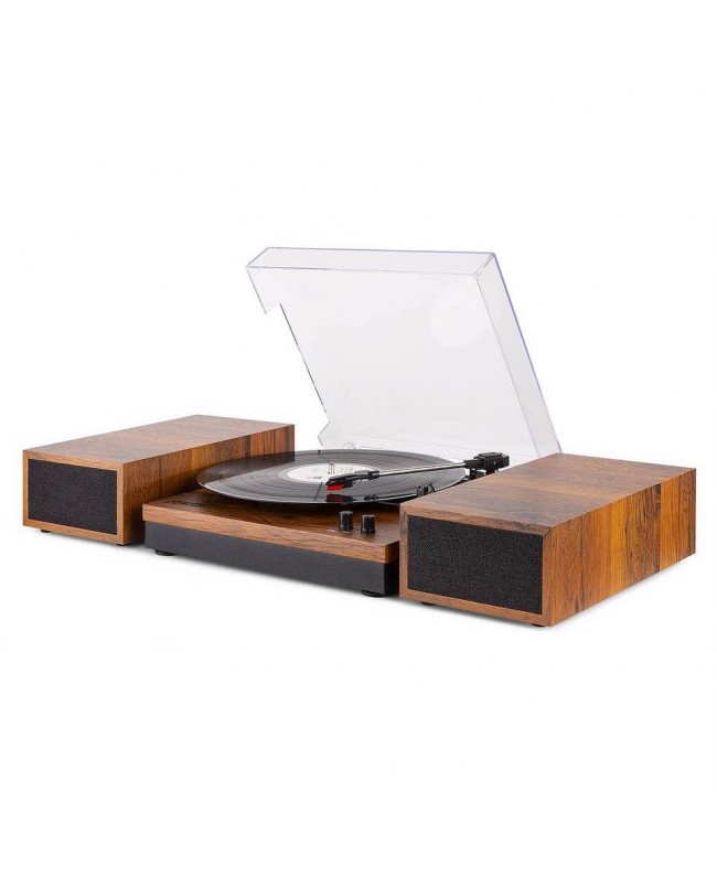 Fenton RP165 Record Player+Sp.BT Wood Hi-Fi Turntables