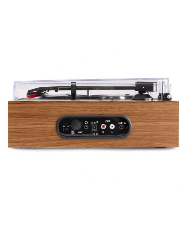 Fenton RP170L Record Player+Case Wood Hi-Fi Turntables
