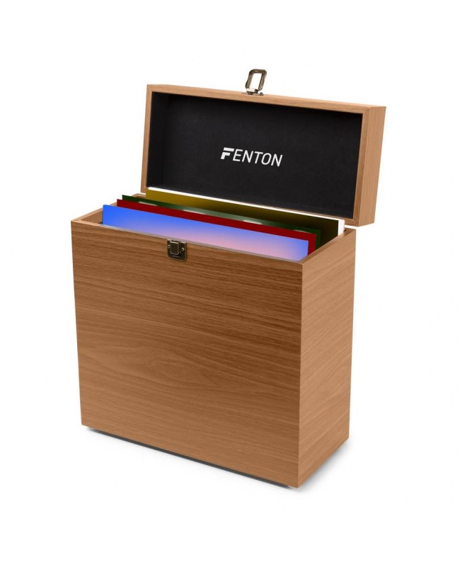 Fenton RP170L Plattenspieler+Koffer Holz Hi-Fi Plattenspieler