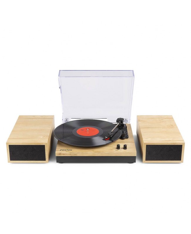Fenton RP165L Plattenspieler+Sp.BT LightWood Hi-Fi Plattenspieler