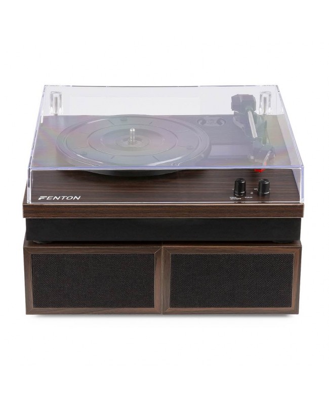Fenton RP165D Plattenspieler+Sp.BT Darkwood Hi-Fi Plattenspieler