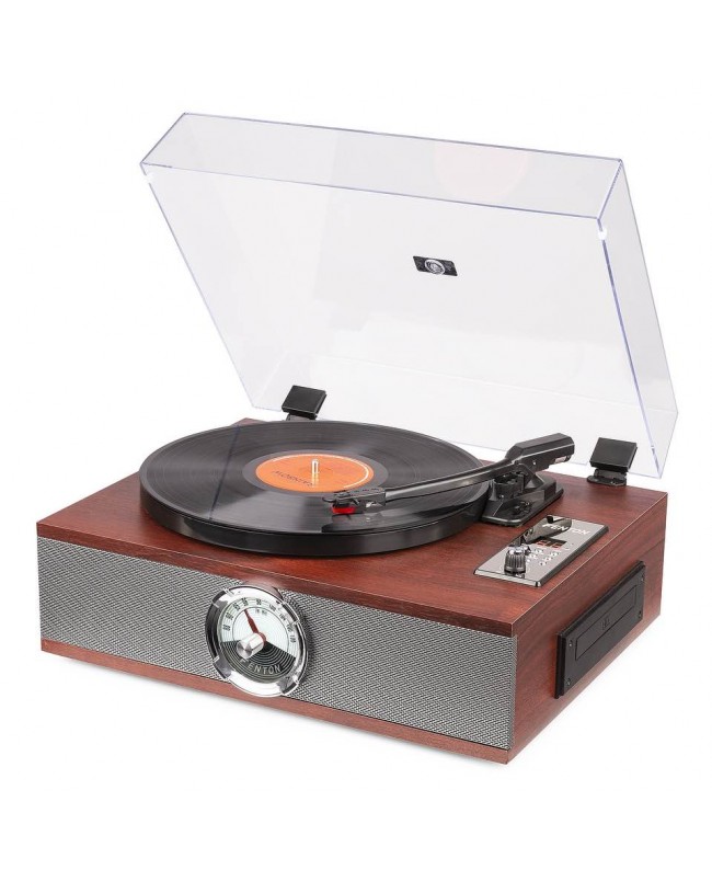 Fenton RP180 Record Play.Vint.CD,FM,BT Giradischi Hi-Fi