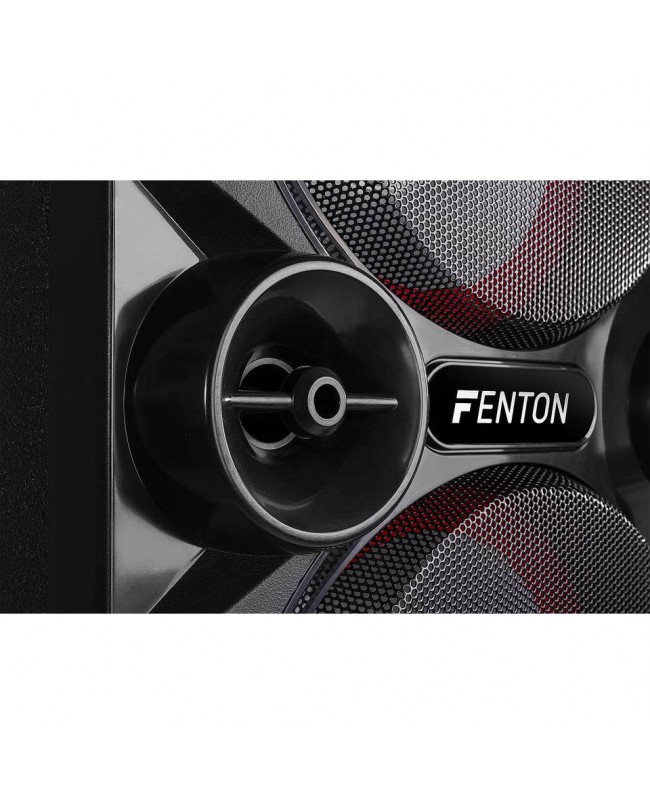 Fenton LIVE2104 KaraokeStat.2x10USB,2XMic Akkubetriebene PA-Lautsprecher