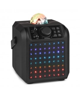 Fenton KAR55B Karaoke Sp.2Mic.BT LED JB BL Altoparlanti Hi-Fi
