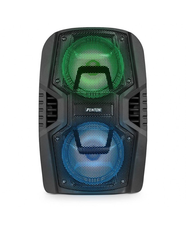 Fenton FT208LED Tragbares System 2x8 BT Batteriebetriebene Leuchten