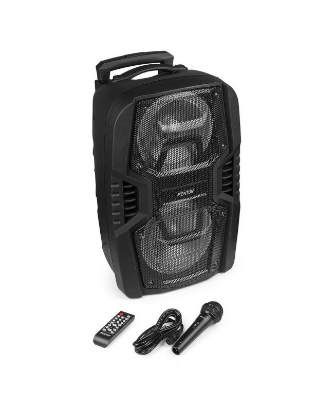 Fenton FT208LED Portable System 2x8 BT Fari LED a batteria