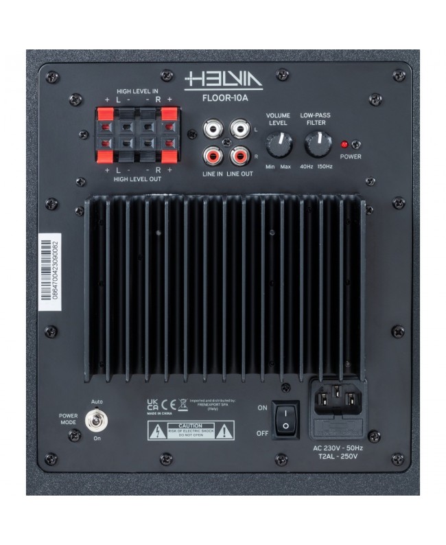 HELVIA FLOOR-10ABK Installations Subwoofer