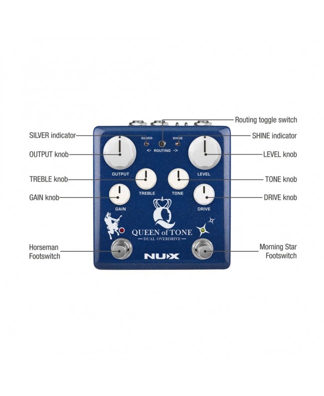 NUX QUEEN OF TONE NDO-6 Effektgeräte