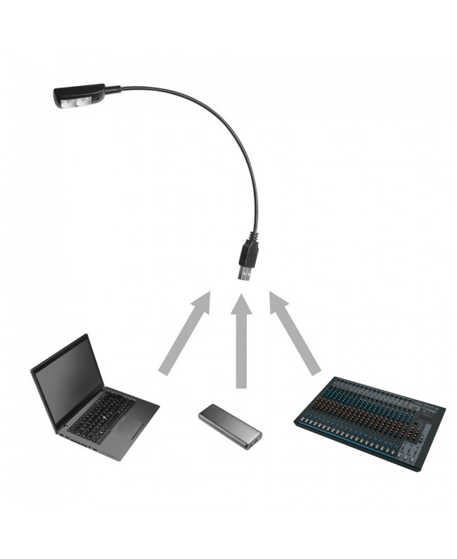 Adam Hall Stands SLED 1 USB PRO Lamps