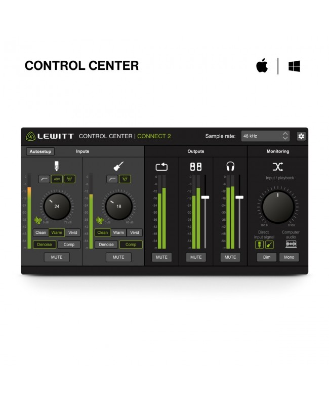 LEWITT CONNECT 2 USB Audio Interface
