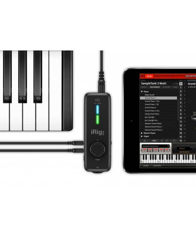 IK Multimedia iRig Pro I/O iOS Audio Interface