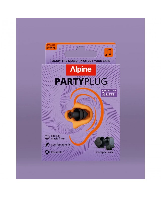 ALPINE PARTYPLUG-2025-BK Verschiedenes