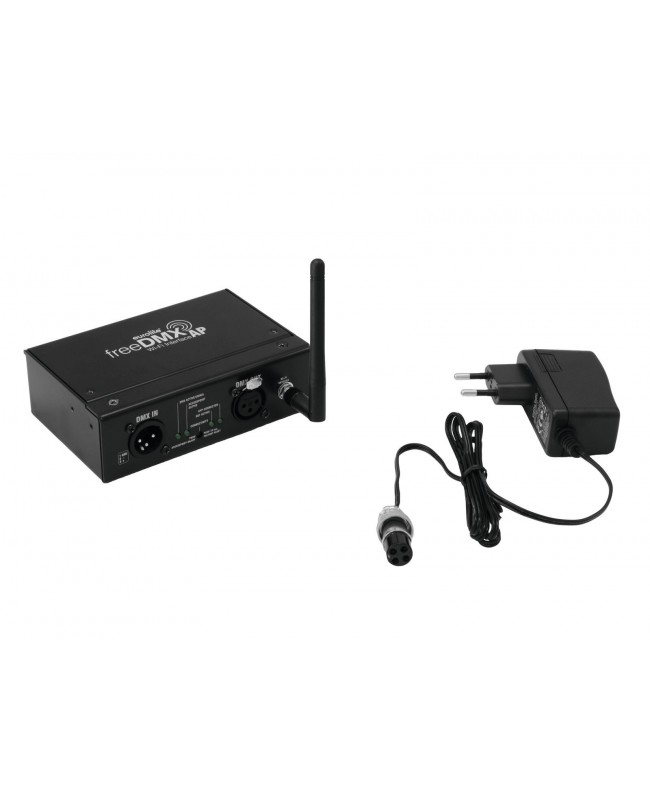 Eurolite Set interfaccia Wi-Fi freeDMX AP + QuickDMX Funksender + cavo DMX Controller Software