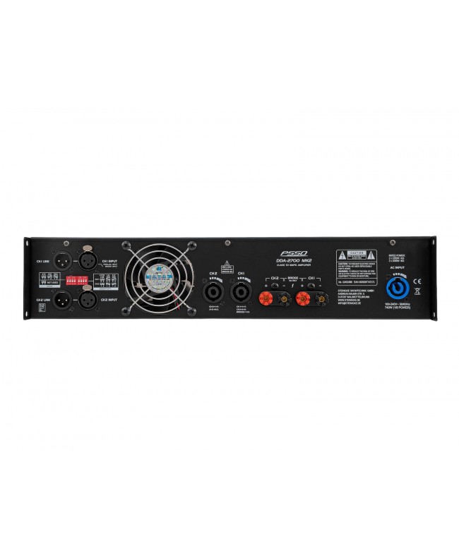 PSSO DDA-2700 MK2 2-Kanal-Endstufe Endstufen
