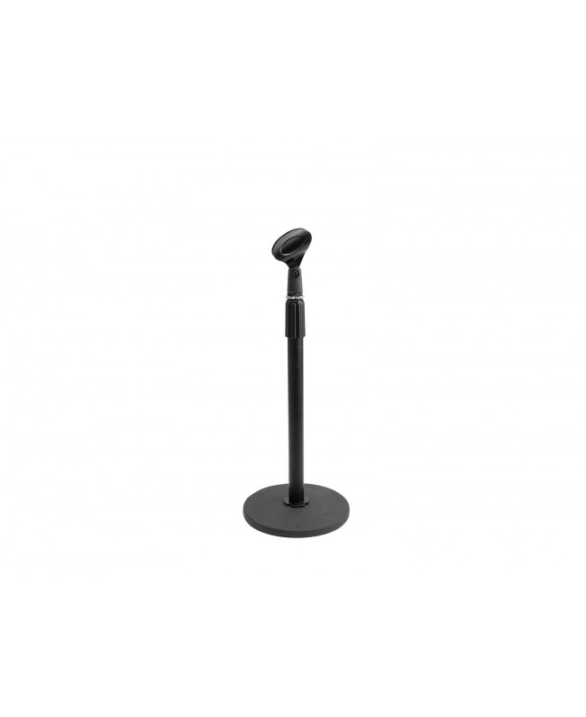 Omnitronic Supporto per microfono MSP-1 con supporto antiurto e filtro pop Supporti da tavolo