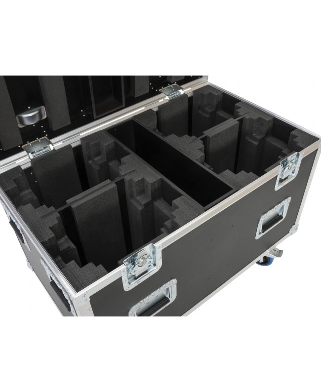 Roadinger Flightcase HIGHLINE 4x LED IP TMH-H420 WASH Movinglight-Cases