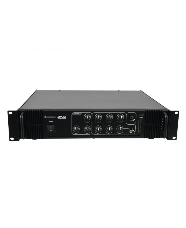 Omnitronic Amplificatore di missaggio PA MP-60 Amplificatori 100 V