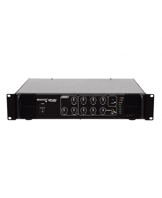 Omnitronic MP-120 PA Mixing Amplifier 100 V Amplifiers