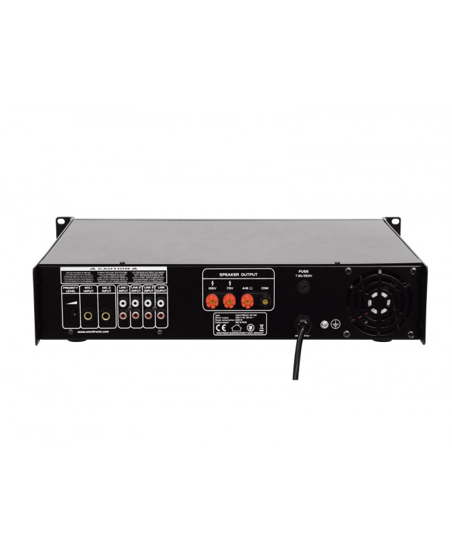 Omnitronic MP-120 PA Mixing Amplifier 100 V Amplifiers