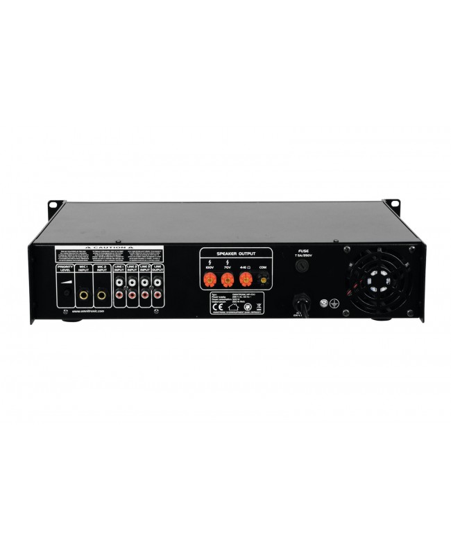 Omnitronic MP-250 ELA-Mischverstärker 100 V Verstärker