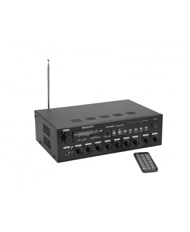 Omnitronic CPZ-120P PA Mixing Amplifier 100 V Amplifiers