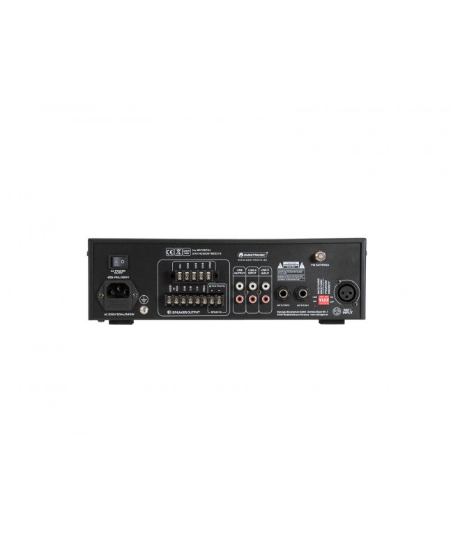 Omnitronic CPZ-120P ELA-Mischverstärker 100 V Verstärker