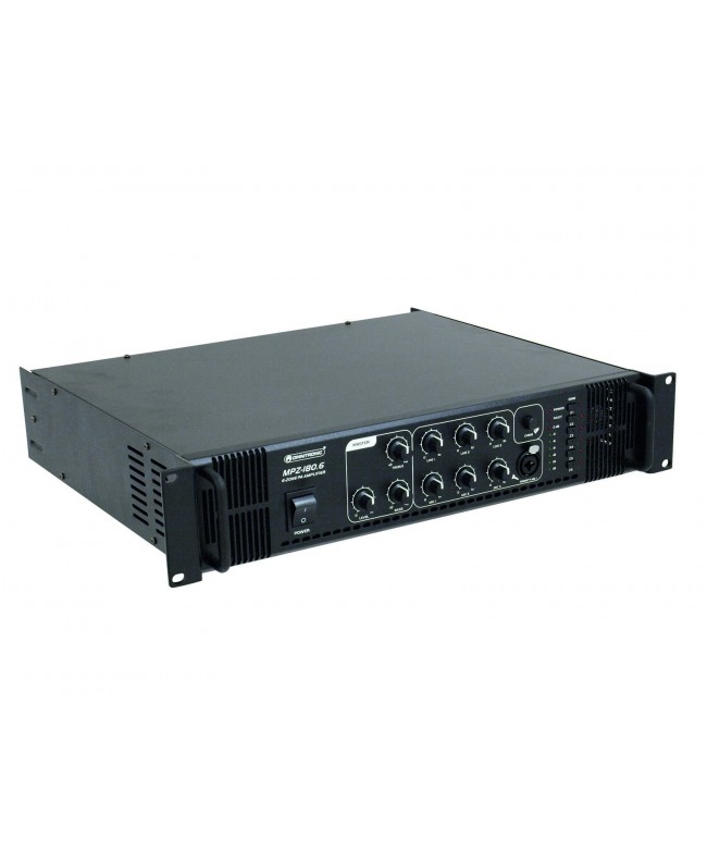 Omnitronic MPZ-180.6 PA Mixing Amplifier 100 V Amplifiers