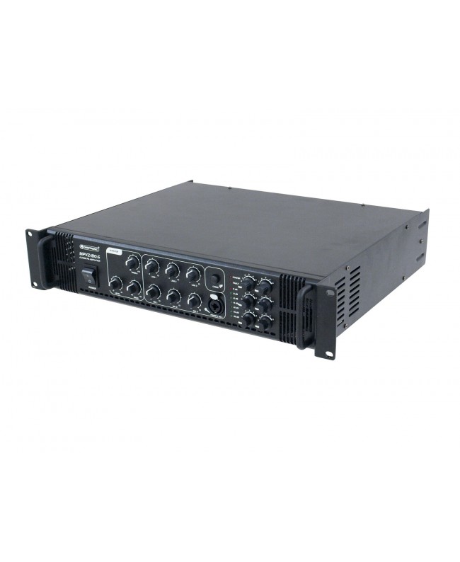 Omnitronic Amplificatore di missaggio PA MPVZ-180.6 Amplificatori 100 V