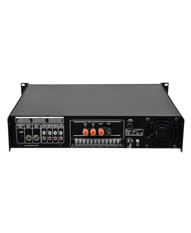 Omnitronic MPVZ-250.6 ELA-Mischverstärker 100 V Verstärker