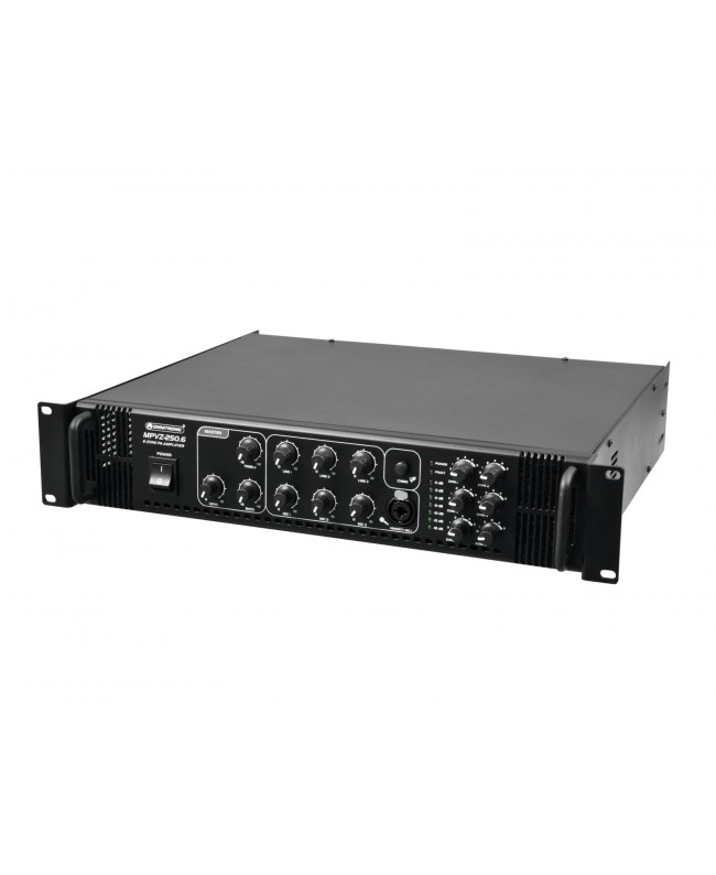 Omnitronic MPVZ-250.6 ELA-Mischverstärker 100 V Verstärker