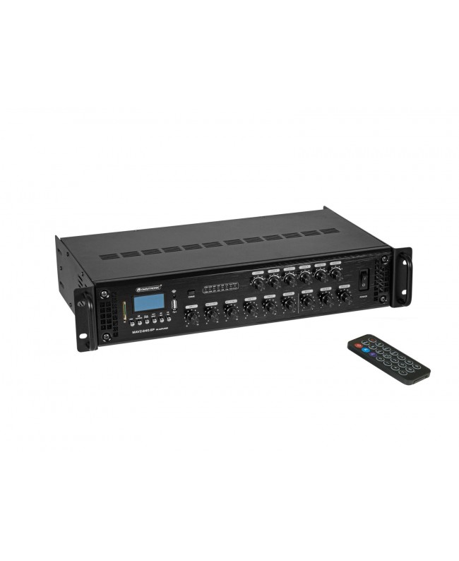 Omnitronic MAVZ-240.6P ELA-Mischverstärker 100 V Verstärker