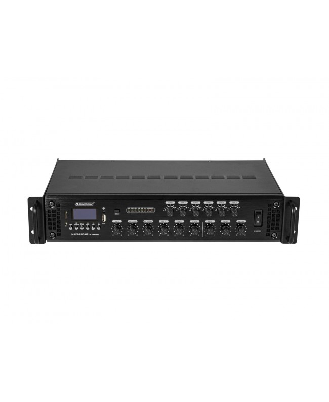 Omnitronic MAVZ-240.6P PA Mixing Amplifier 100 V Amplifiers